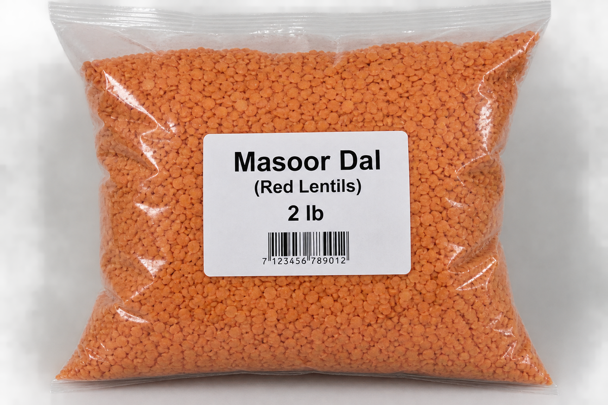 Masoor Dal (Red Lentils), 2lb