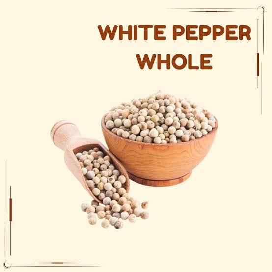 White Pepper Whole, 20x3.5oz