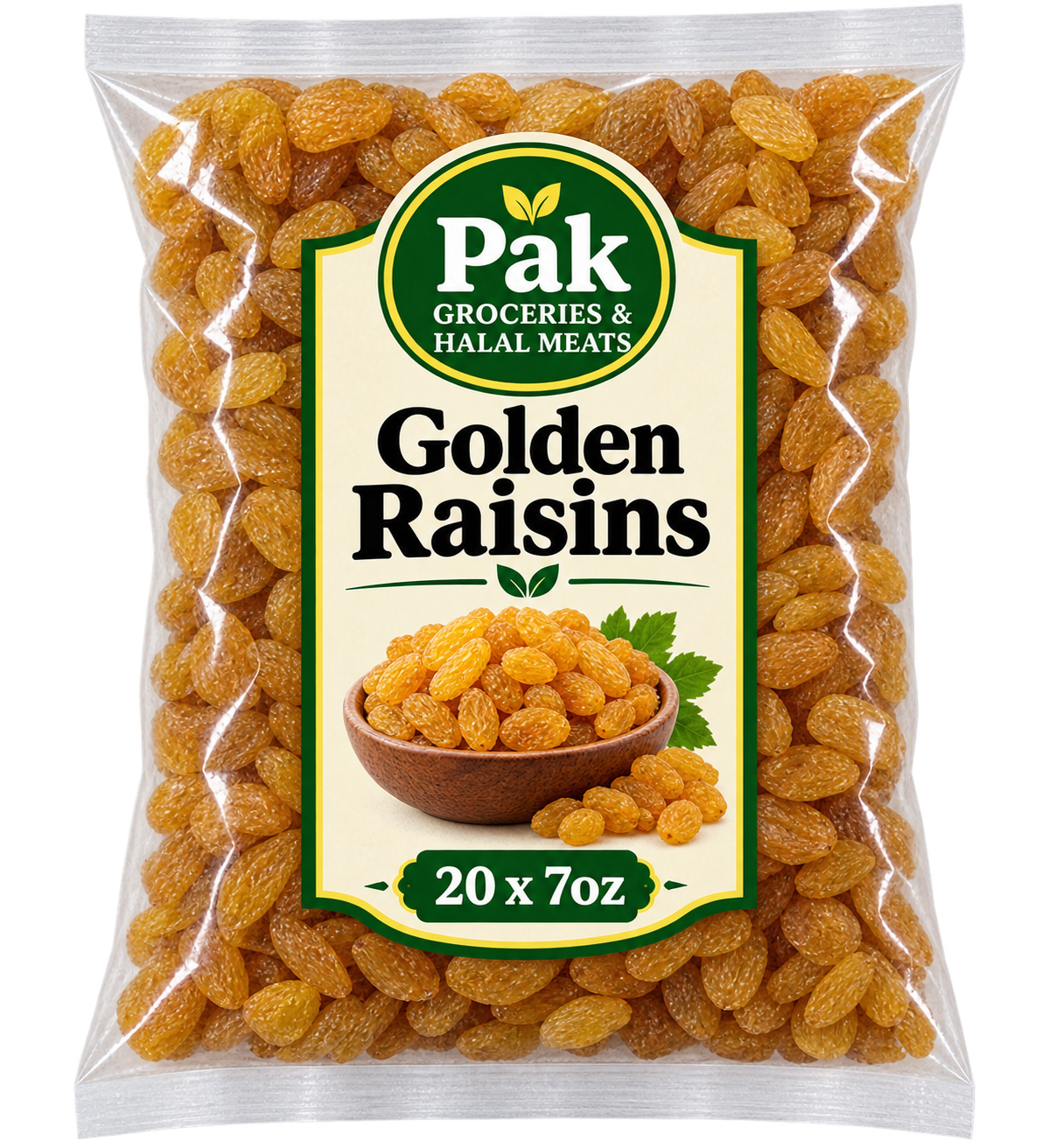 Golden Raisins, 20x7oz
