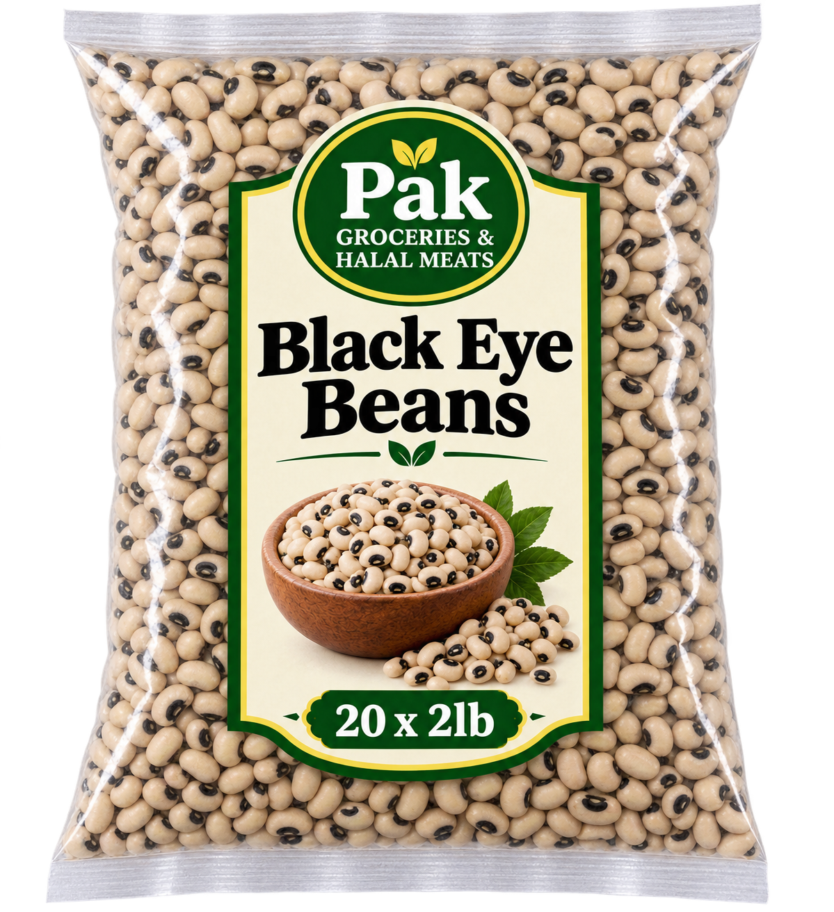 Black Eye Beans, 20x2lb