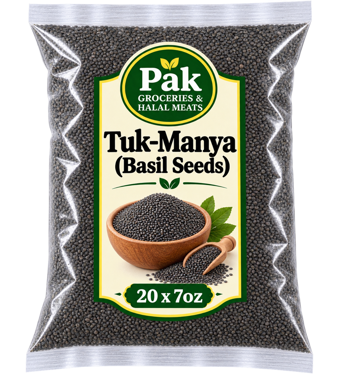 Tuk-Manya (Basil Seeds), 20x7oz