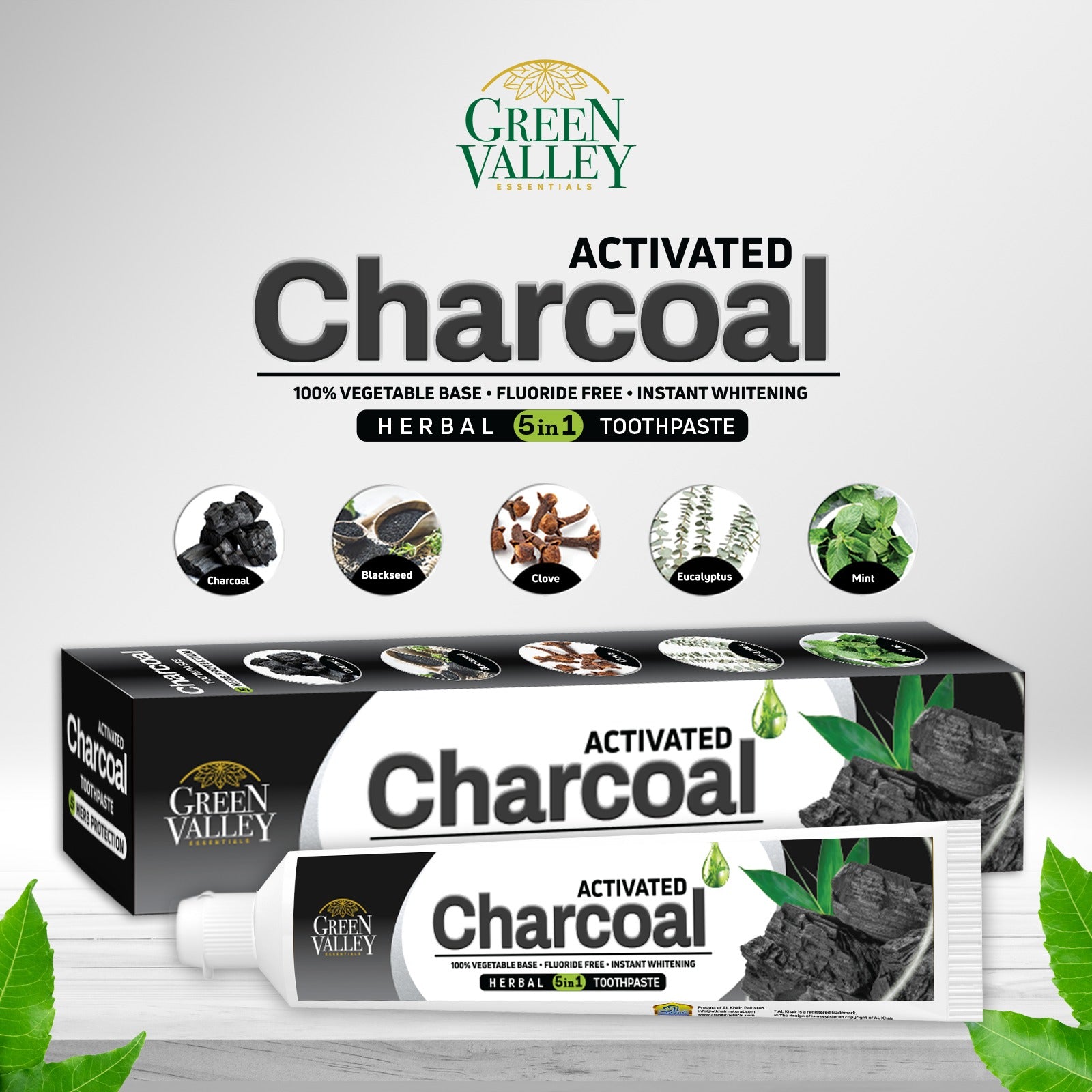 Al Khair - Charcoal Herbal Toothpaste