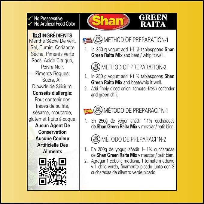 Shan - Green Raita Mix