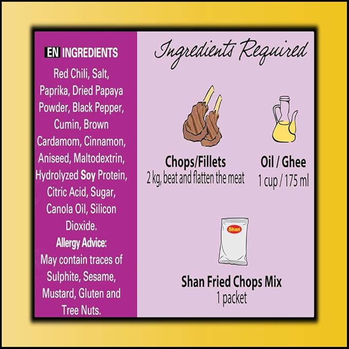 Shan - Fried Chops/Steak Mix, 50g