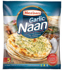 Mezban - Garlic Naan, 100g (5x24pcs)