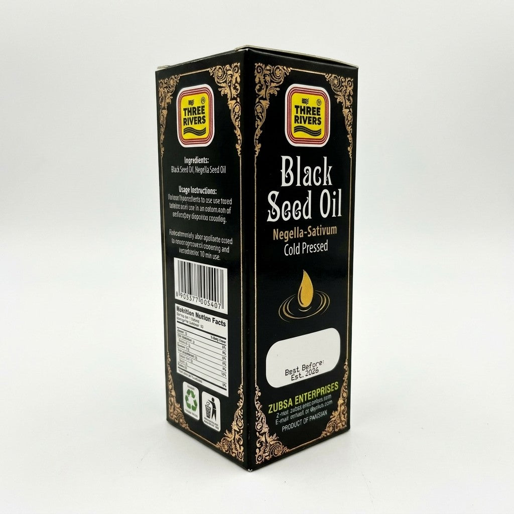 Three Rivers - Kalonji (Black Seed) Oil, 120ml