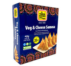 Three Rivers - Vegetable Cheese Samosa, 20g x20 (Offer)