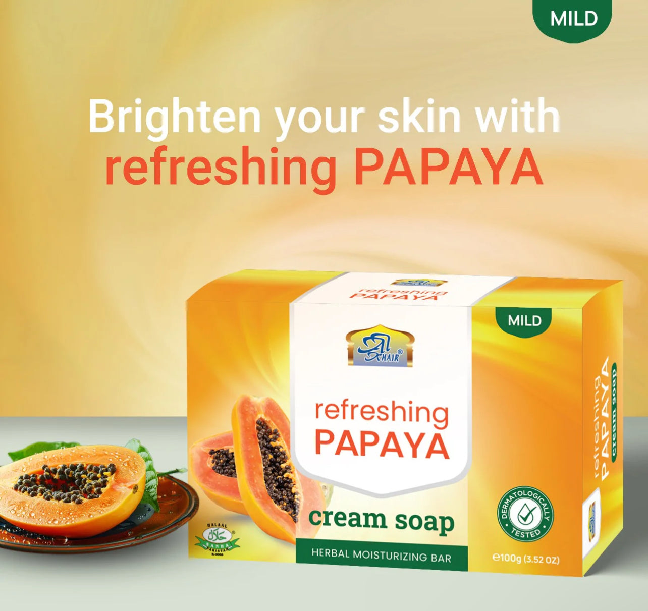 Al Khair - Refreshing Papaya Cream Soap