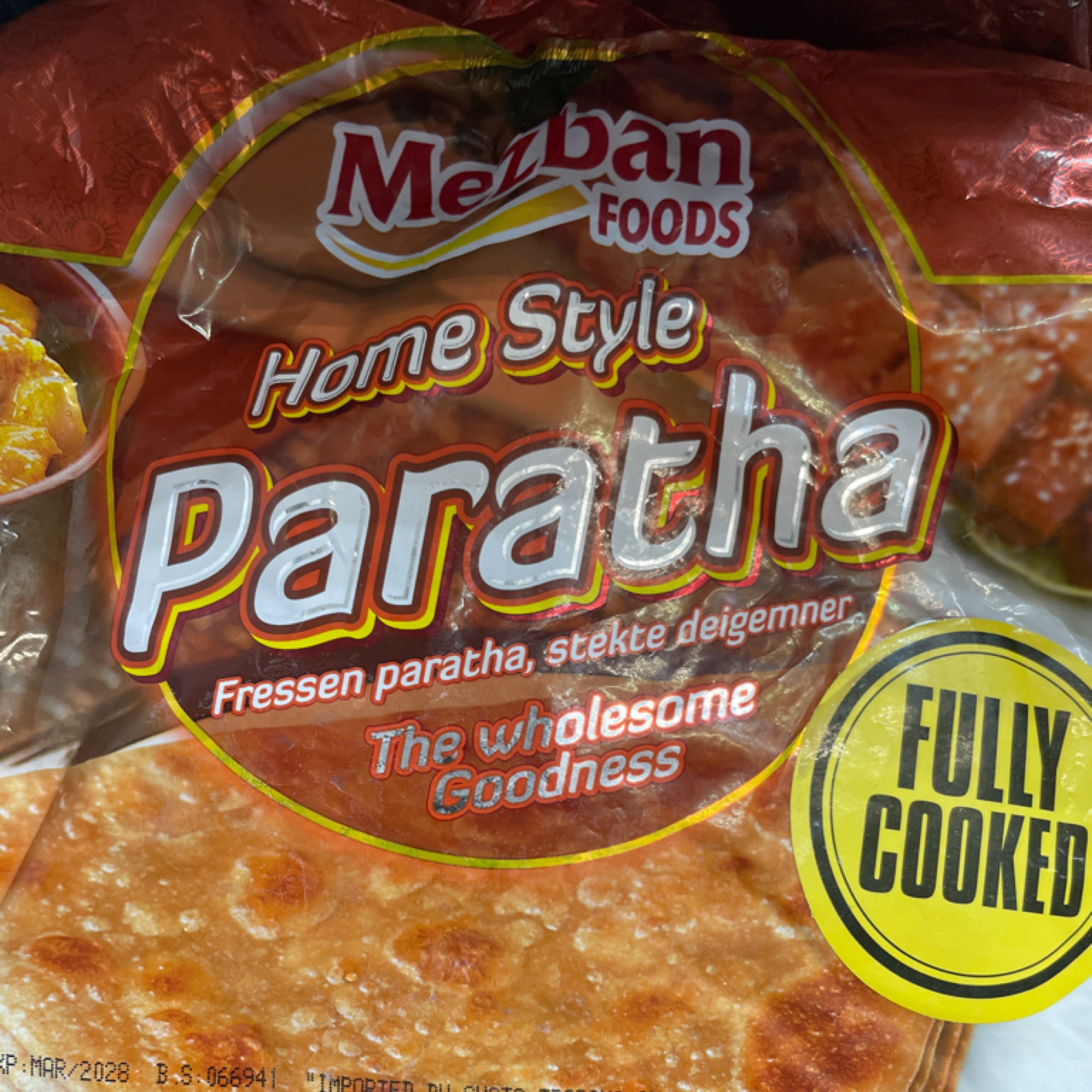 Mezban - Home Style Paratha, 80g (5x22pcs)