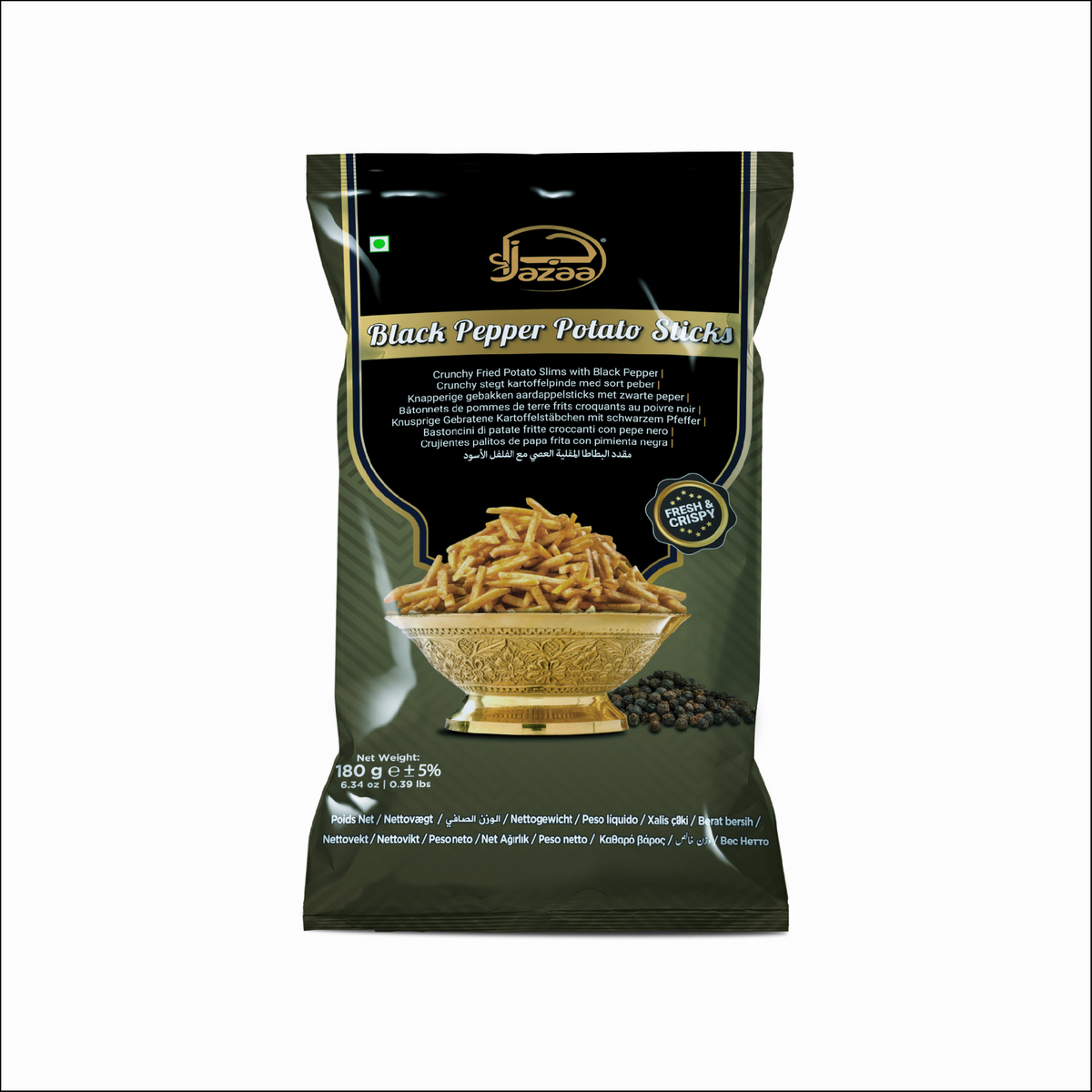 Jazaa - Black Pepper Sticks, 90g