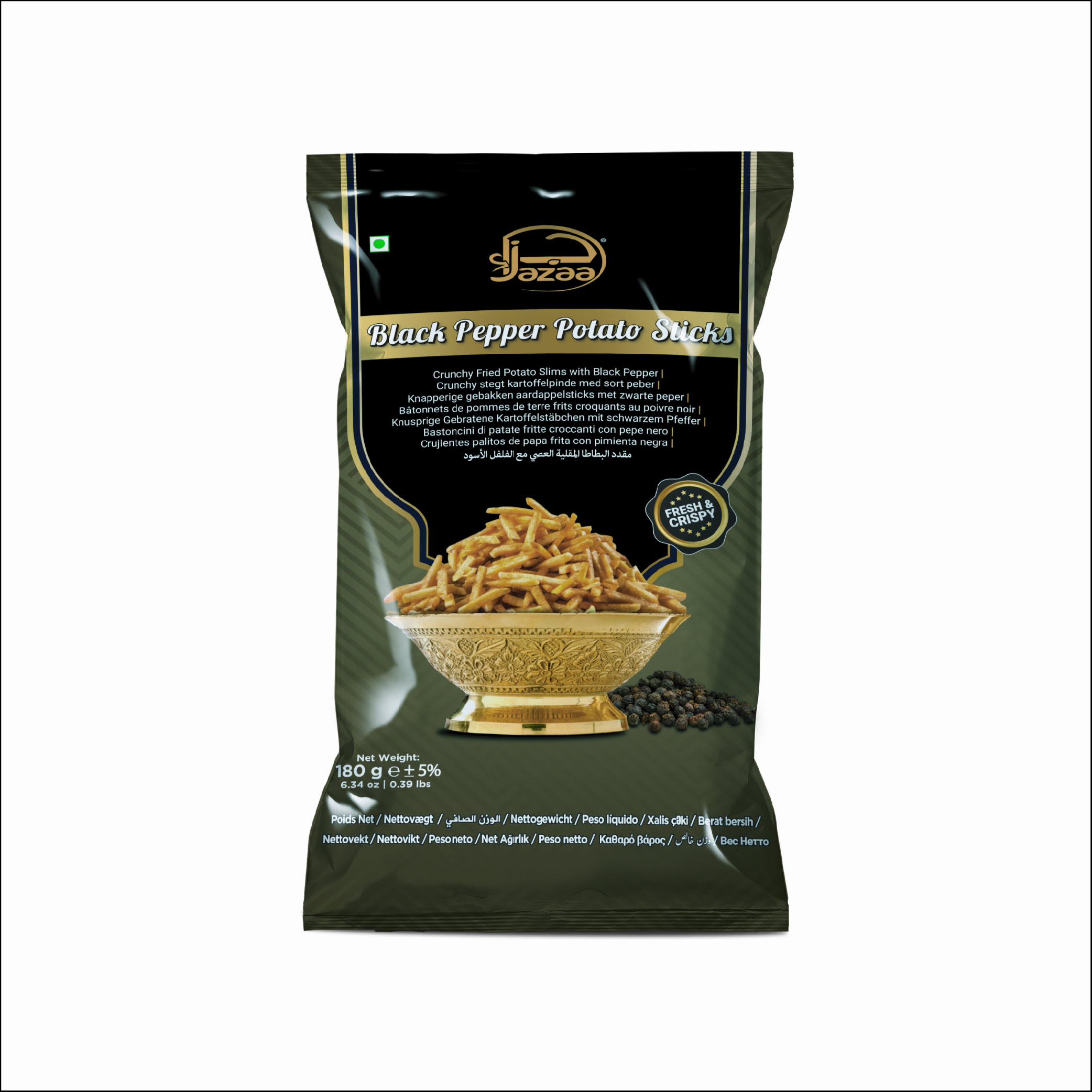 Jazaa - Black Pepper Sticks, 90g