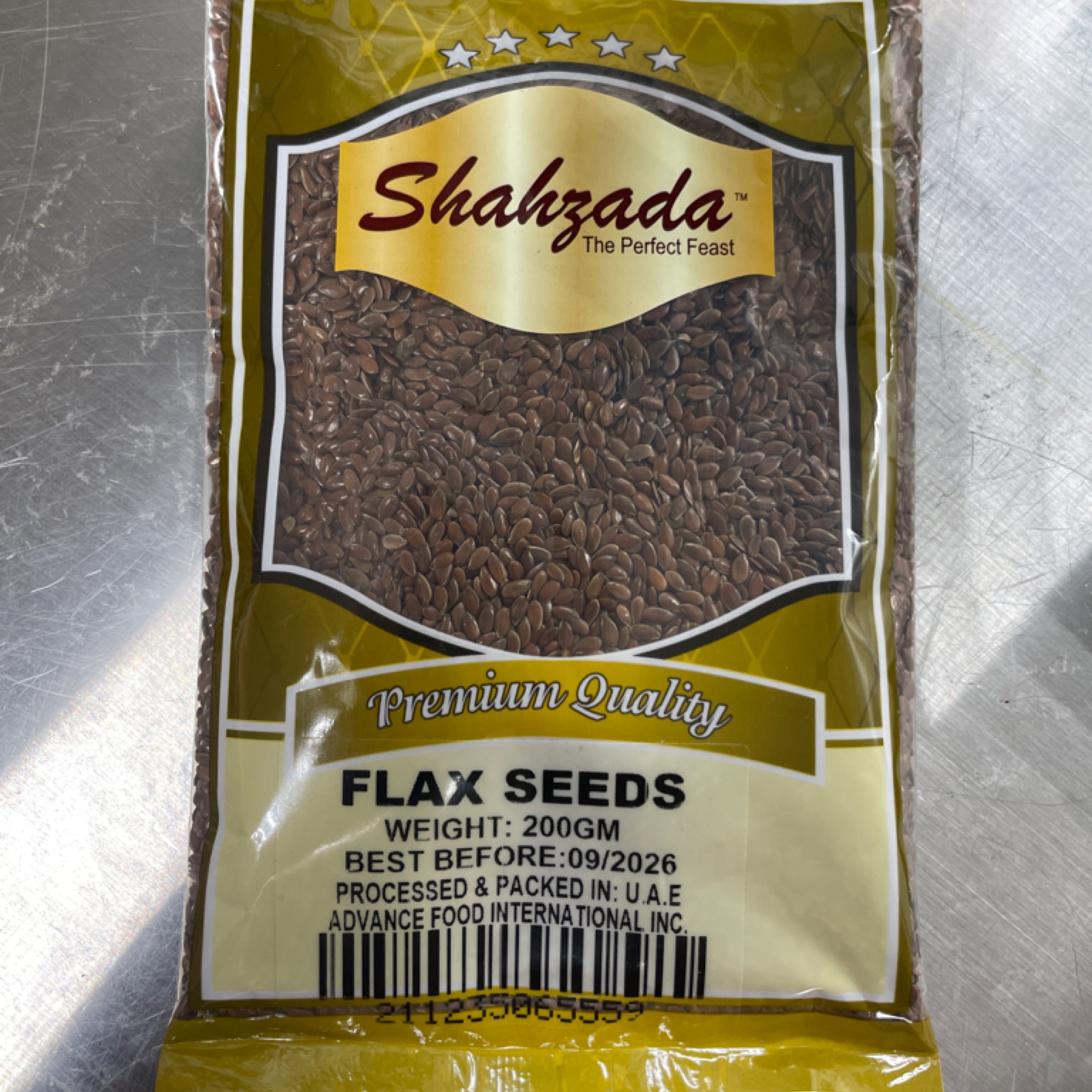 Shahzada - Flax Seeds, 200g Pouch