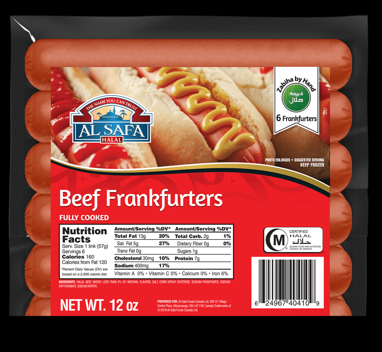 AS - Beef Frankfurters, 340g