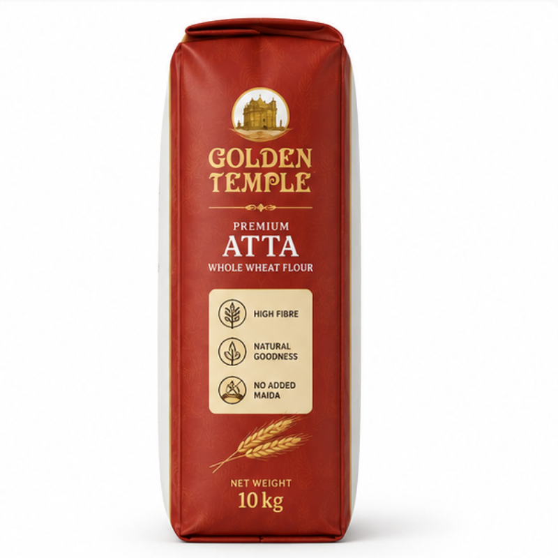 Golden Temple - Atta (Wheat Flour), 20lb