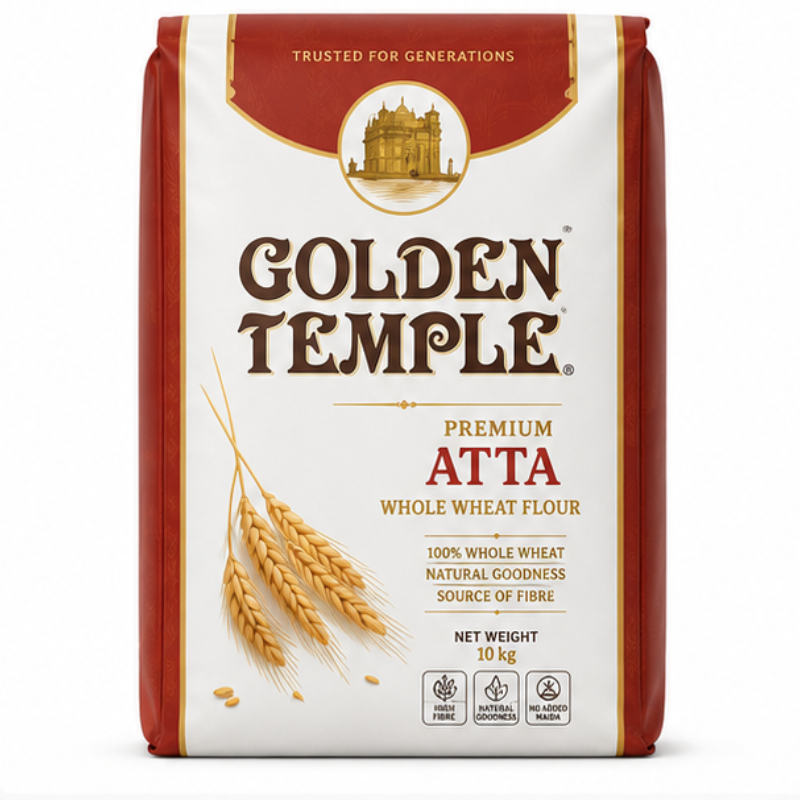 Golden Temple - Atta (Wheat Flour), 20lb
