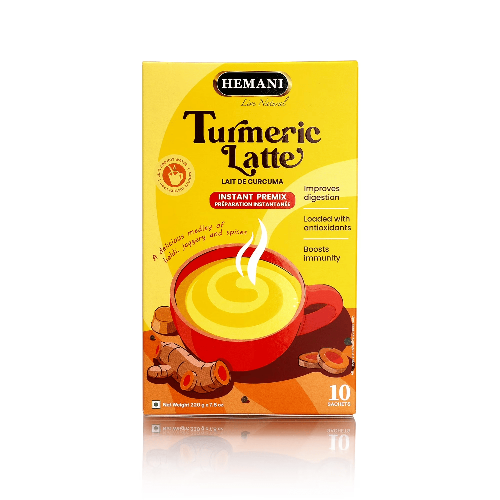 HM - Instant Turmeric Latte, 220g (10 Sachets)