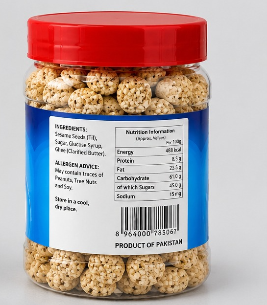Chakwali Rewri Jars, 250g