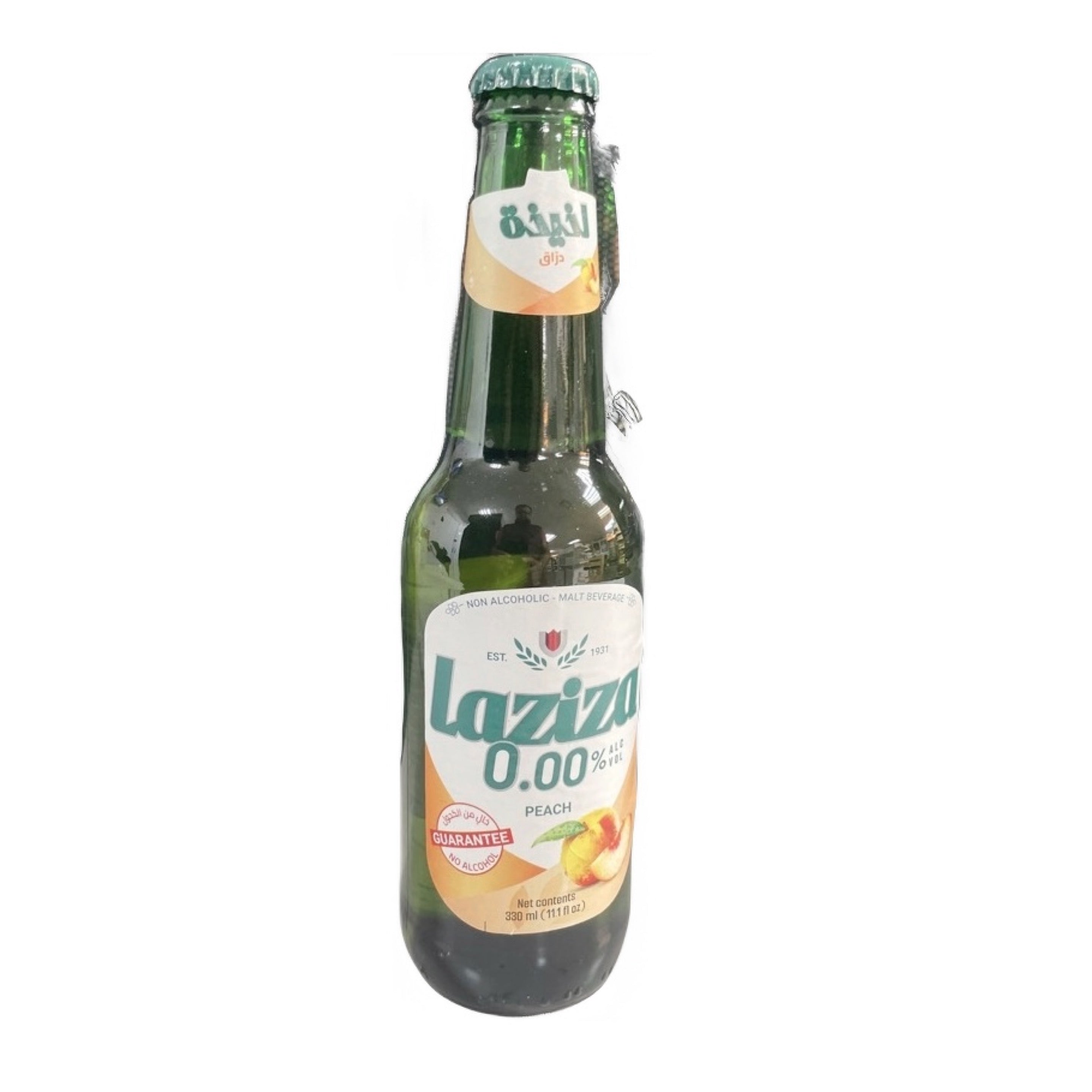 Laziza - Peach Malt, 11.1oz