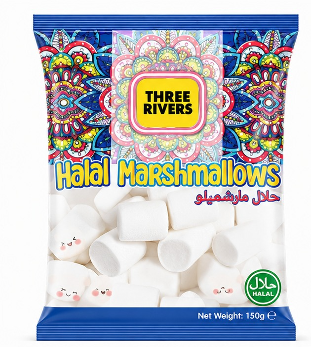 Three Rivers - Halal Marshmallow White