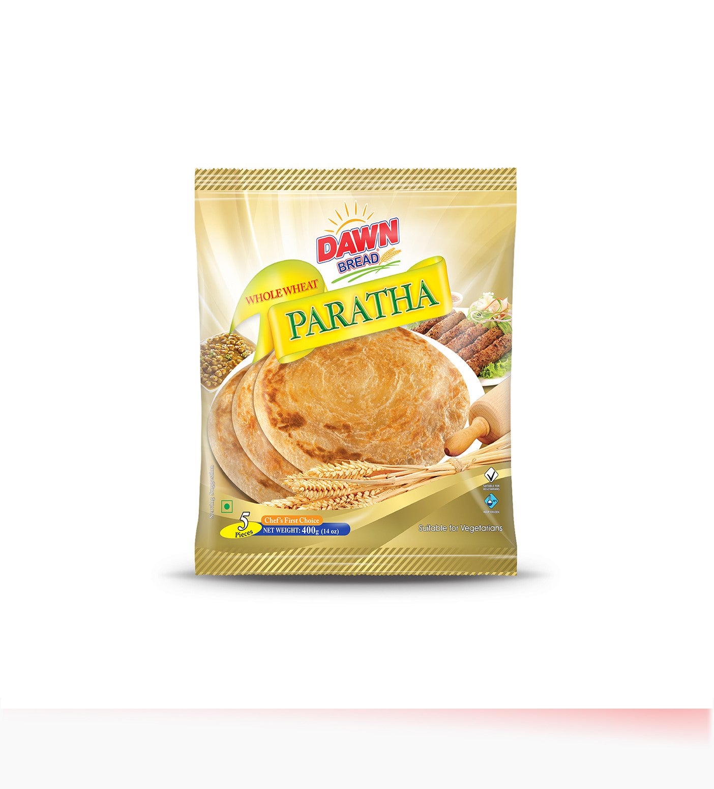 Dawn - Whole Wheat Lacha Paratha, 100g