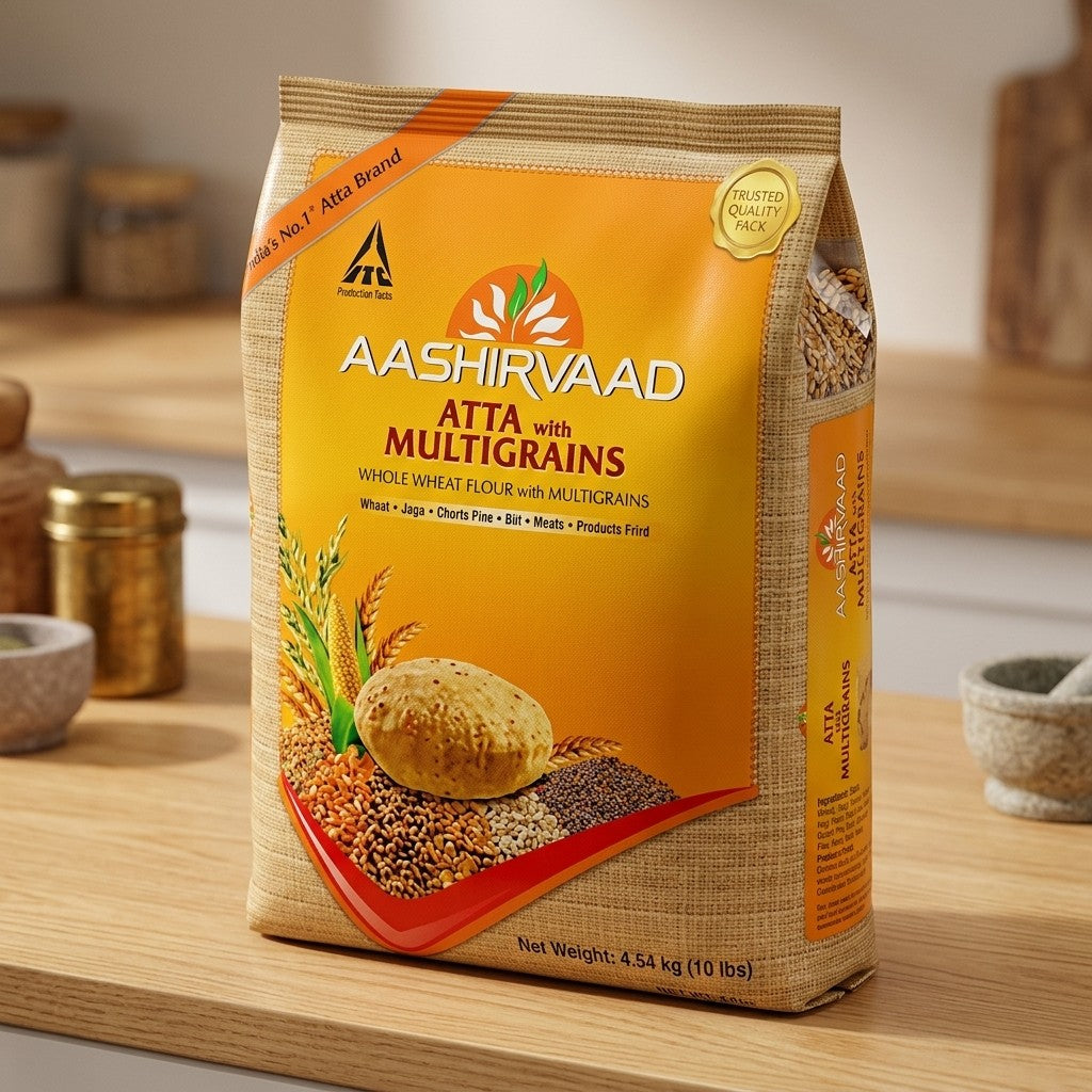 Ashirwad WW Multigrain Atta 10lbs