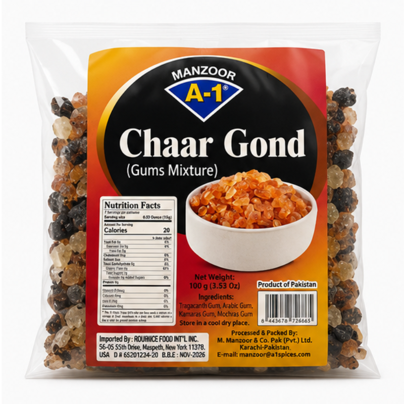 A-1 - Char Goond (Edible Gum), 100g