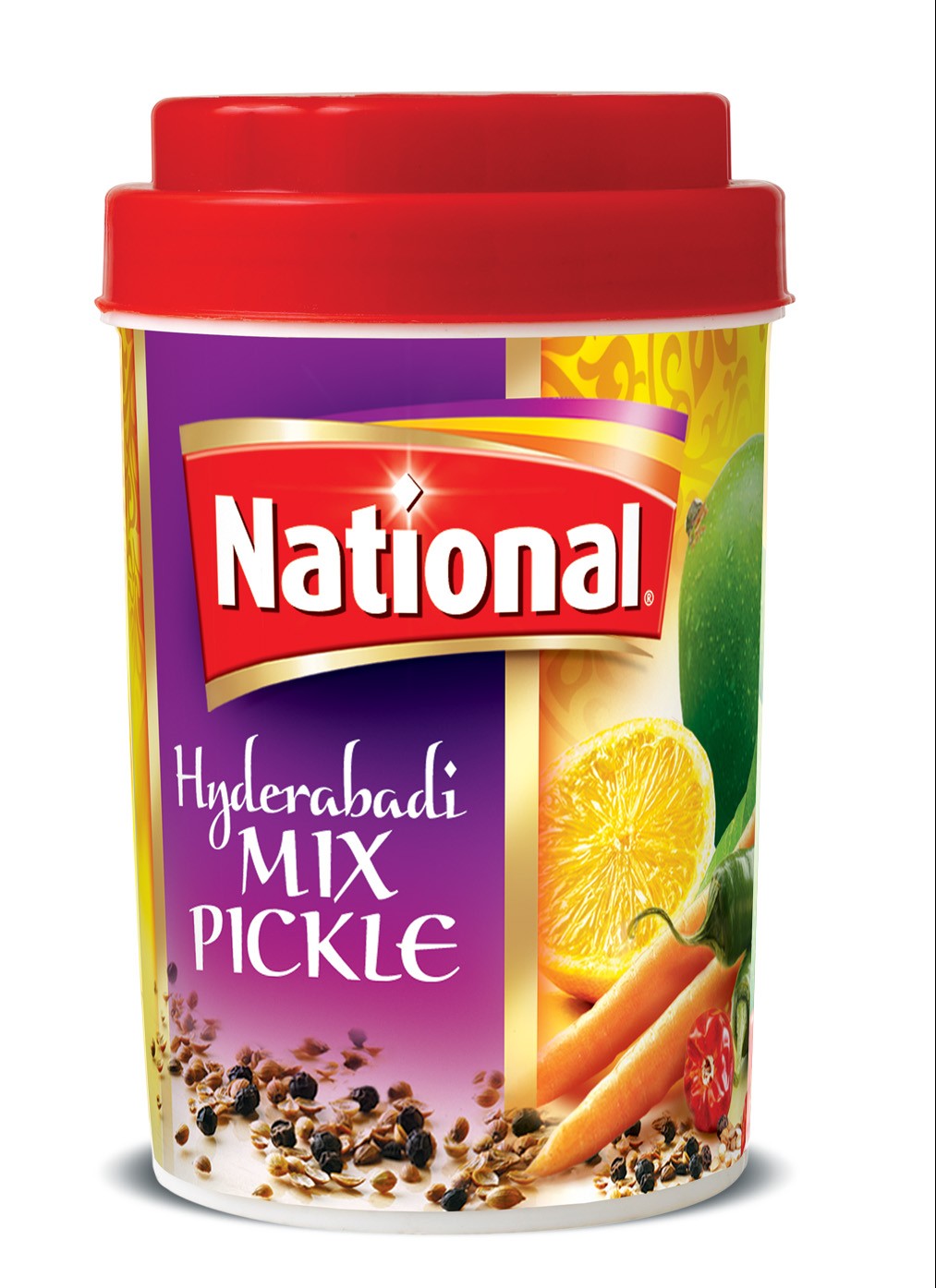 National - Hyderabadi Mixed Pickle, 320g