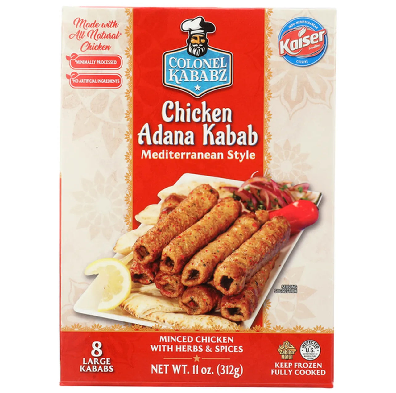 CK - Adana Chicken Kabab Mediterranean, 312g