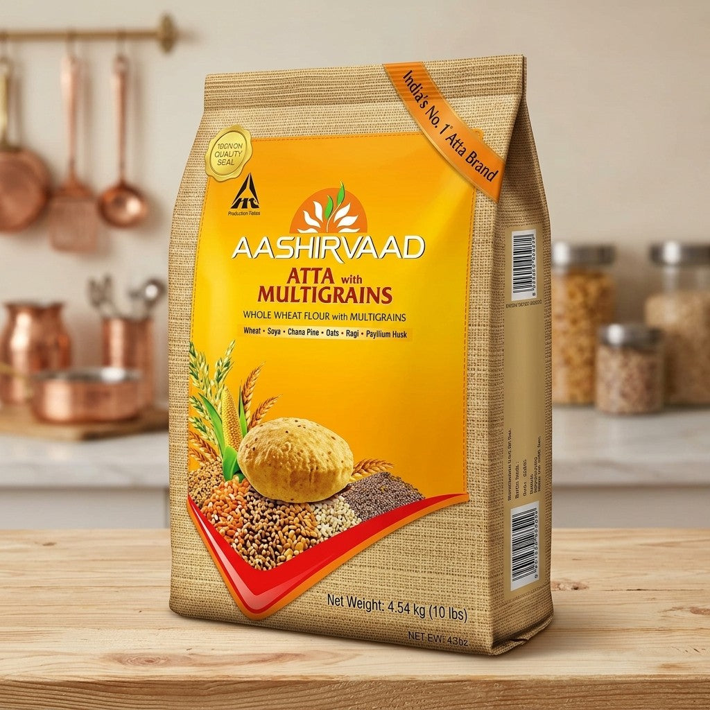 Ashirwad WW Multigrain Atta 10lbs