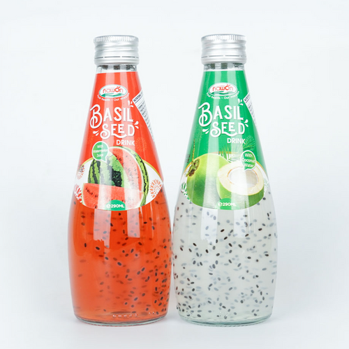 Noor's - Strawberry Basil Seed Drink, 290ml