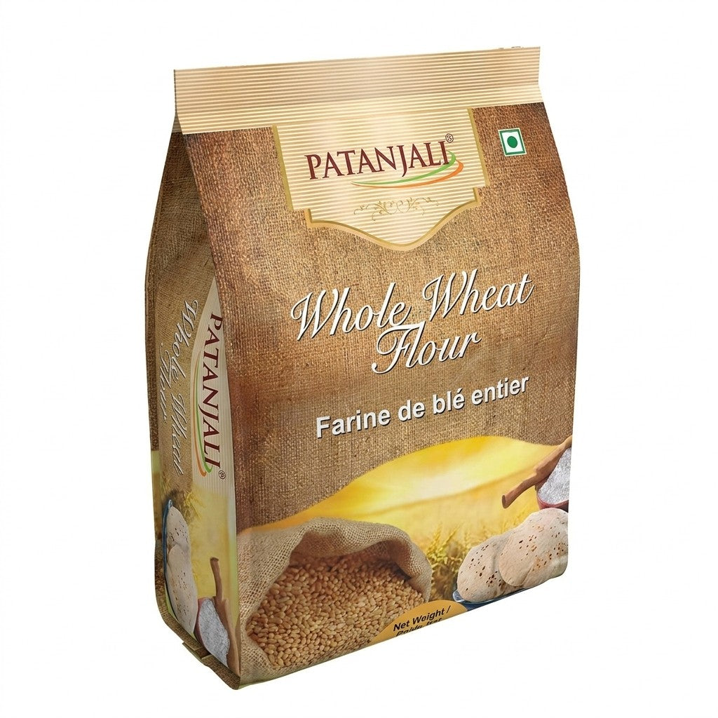 Patanjali - Atta (Wheat Flour), 20lb
