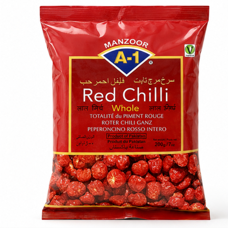 A-1 - Chilli Whole Round, 175g Jar