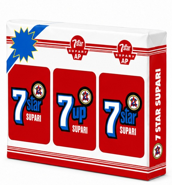 7 Star - Sweet Supari Betel Nuts, 48 Packets