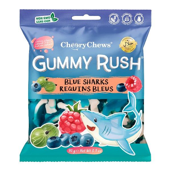 Gummy Rush - Fruit Flavored Halal Jelly Sweets, 90g