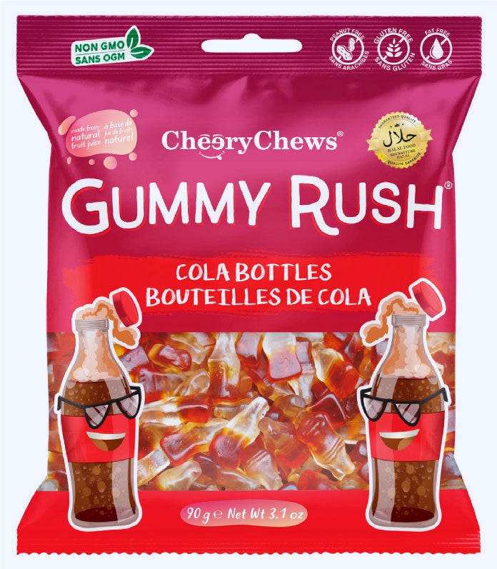 Gummy Rush - Fruit Flavored Halal Jelly Sweets, 90g