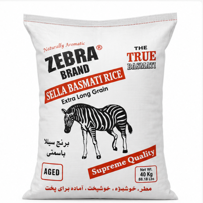 Zebra - Basmati Rice, 40lb