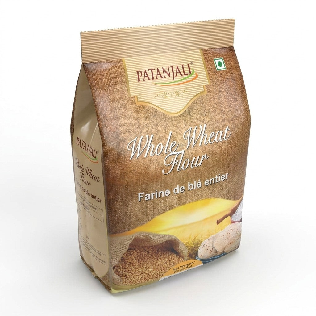 Patanjali - Atta (Wheat Flour), 20lb