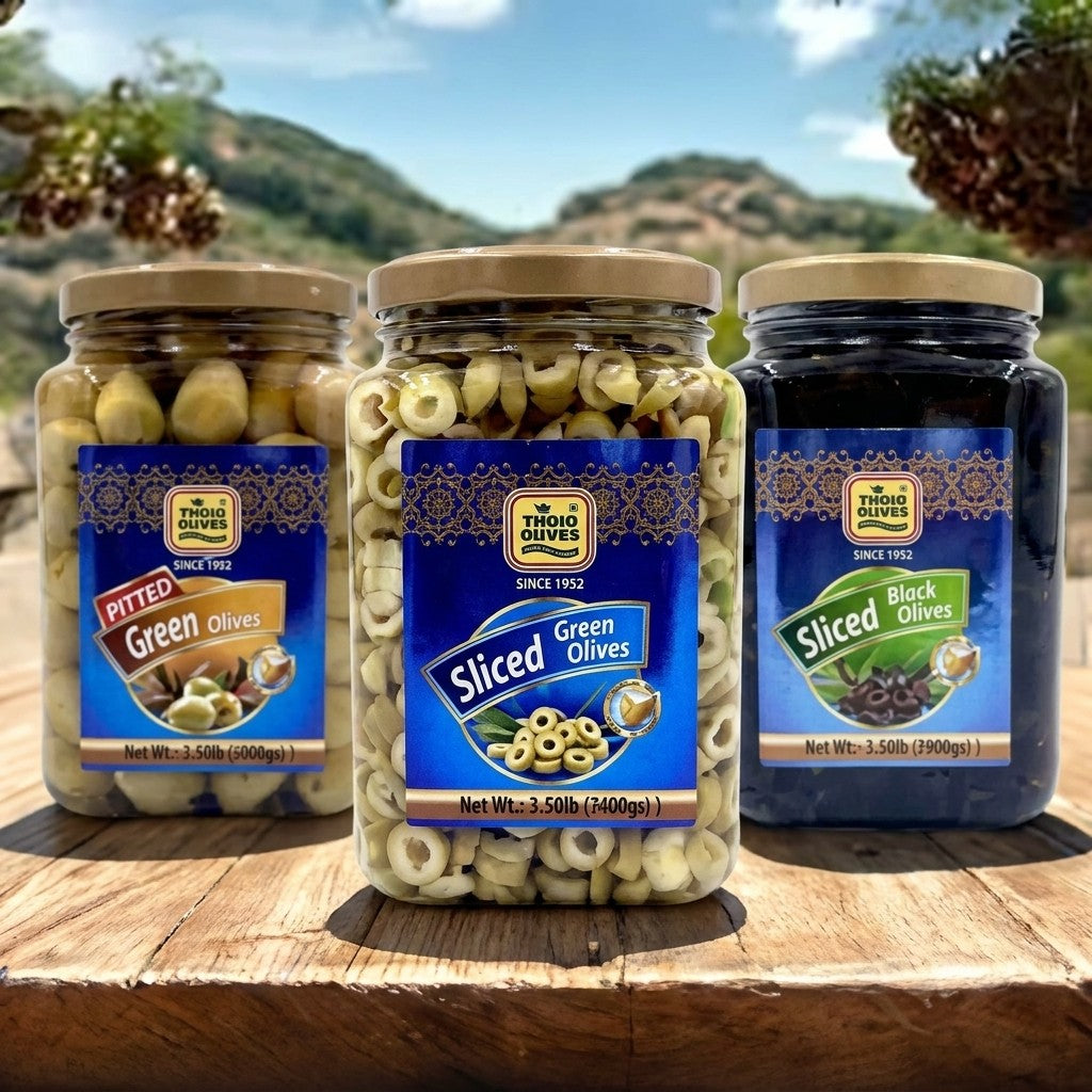Three Rivers - Jumbo Green Olives, 1500g
