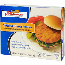 MA - Chicken Breast Patties, 18oz (12pcs)
