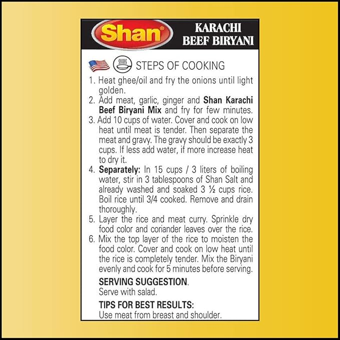 Shan - Karachi Beef Biryani Masala