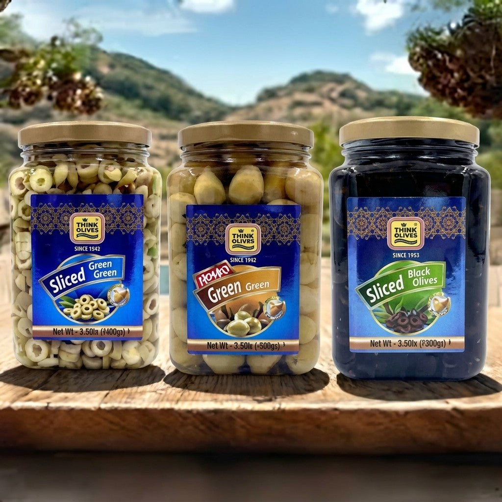 Three Rivers - Sliced Green Olives, 1500g