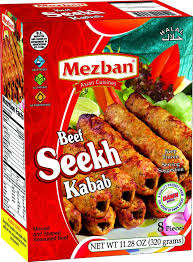 Mezban - Beef Seekh Kabab, 280g (12pcs)