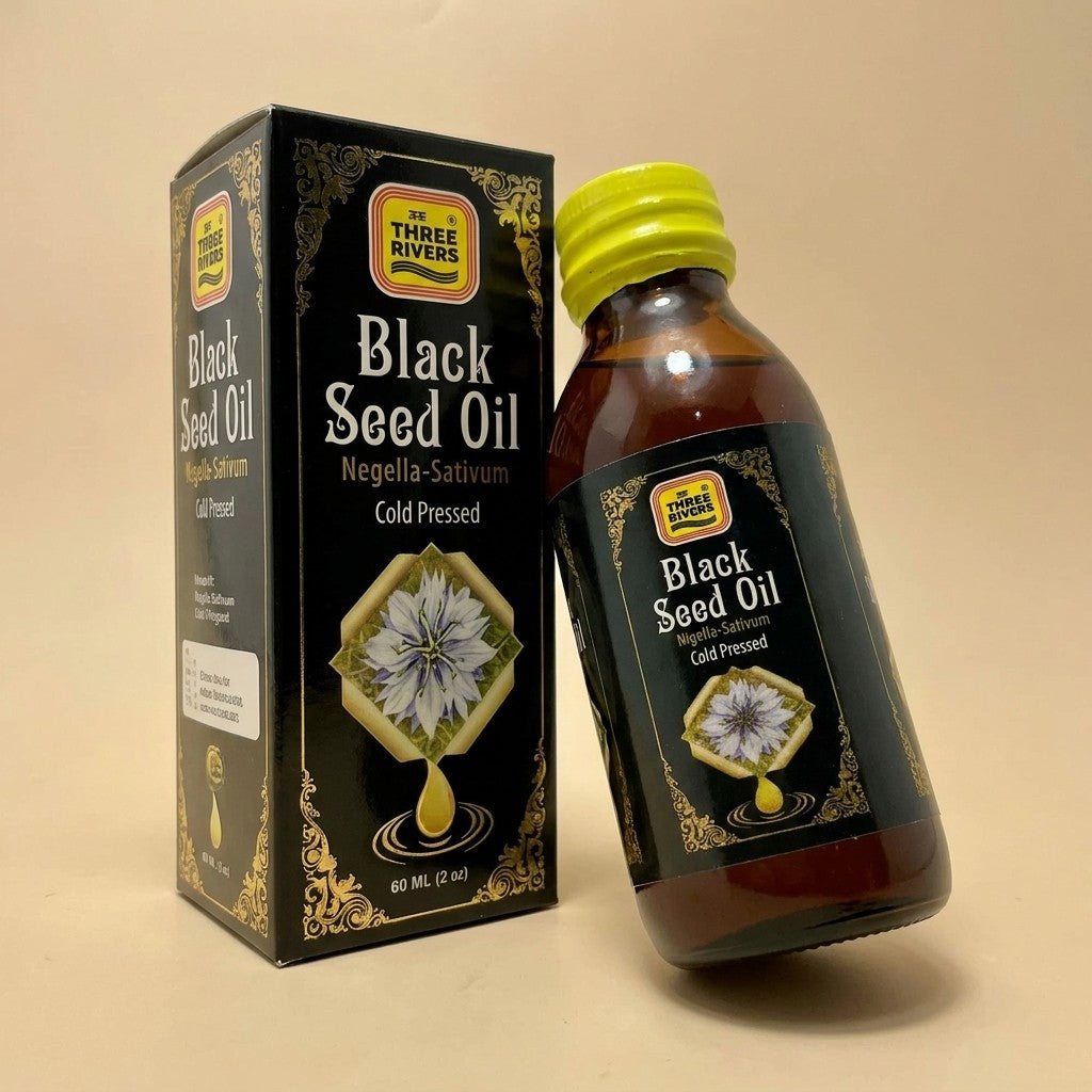 Three Rivers - Cold Pressed Black Seed Oil (Glass Bottle)