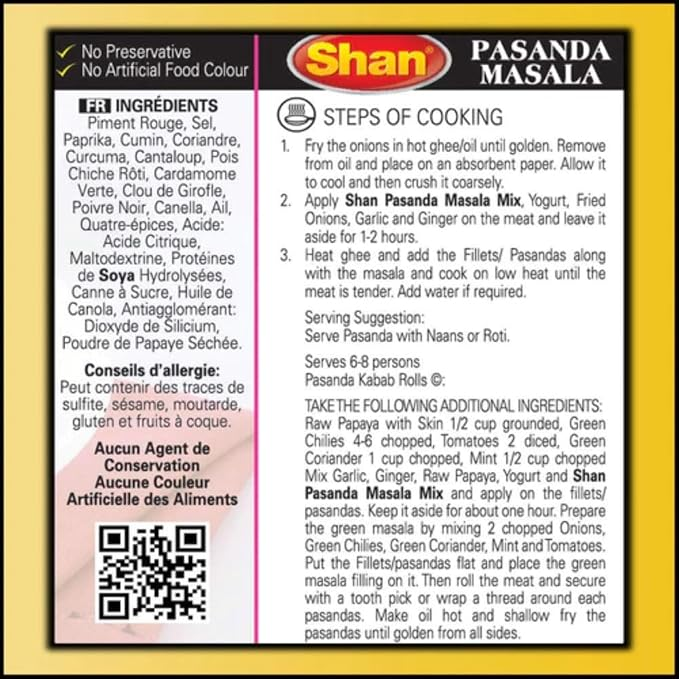 Shan - Pasanda Curry Mix