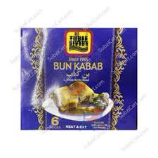 Three Rivers - Bun Kabab with Chutney, 650g (6pcs)