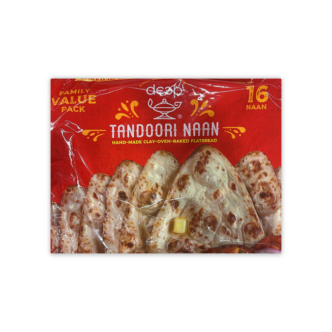 Deep - Tandoori Naan, 16pcs