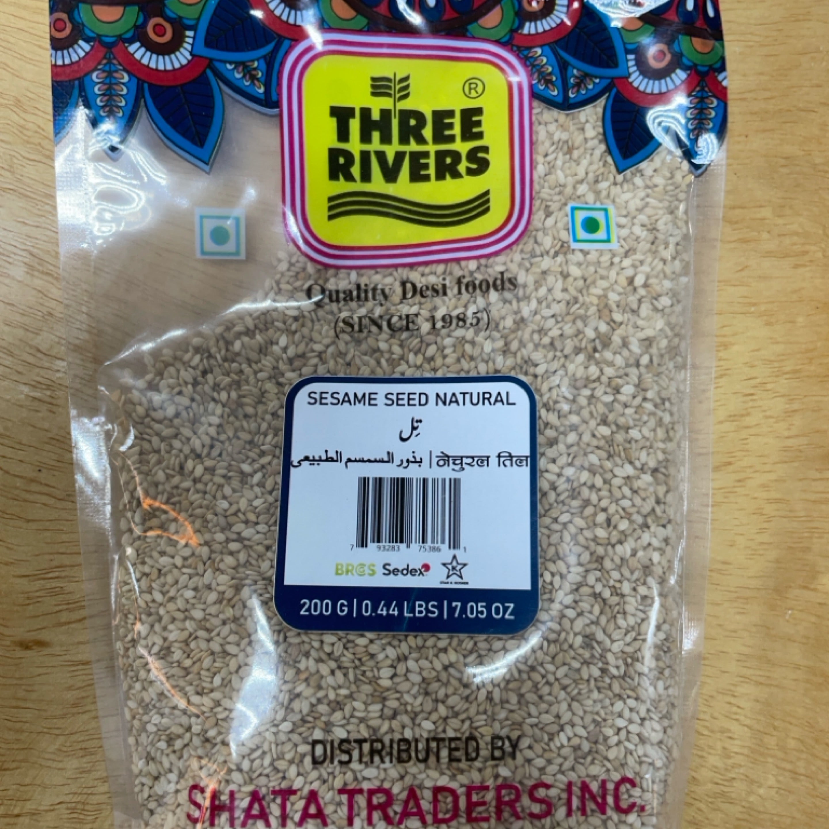 Three Rivers - Sesame Seed Natural, 200g