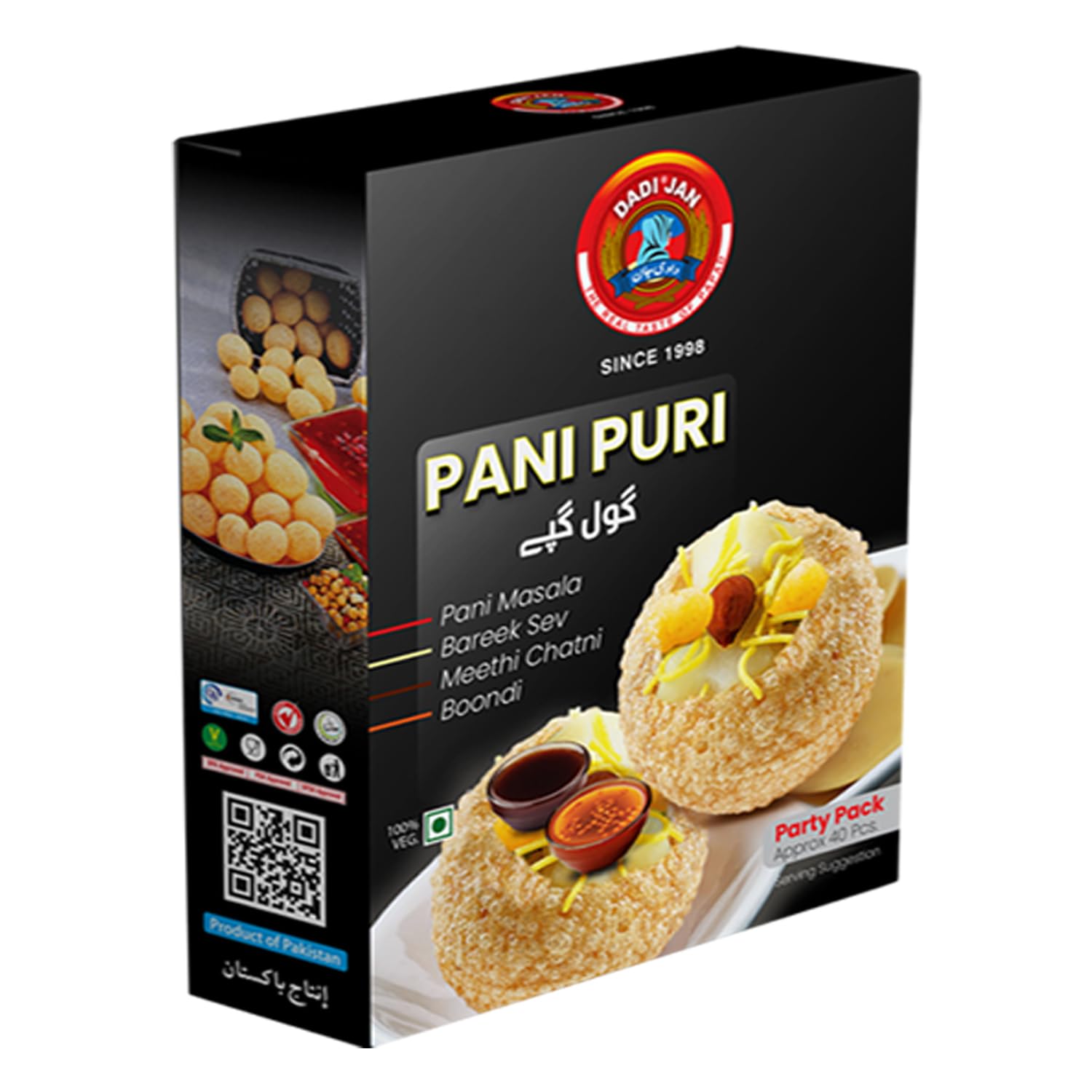 Dadi Jan - Pani Puri (Unfried), 330g