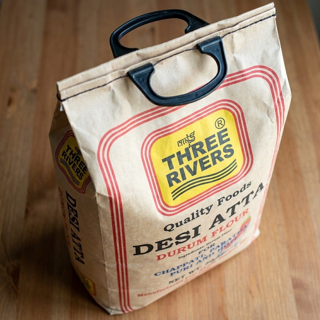 Three Rivers - Desi Atta (Flour), 20lb