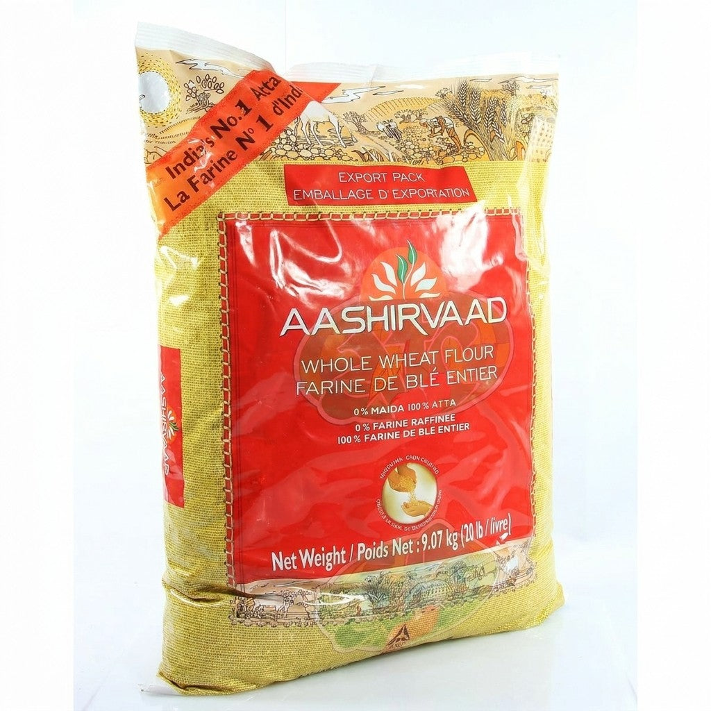 Ashirwad - Atta (Wheat Flour), 20lb